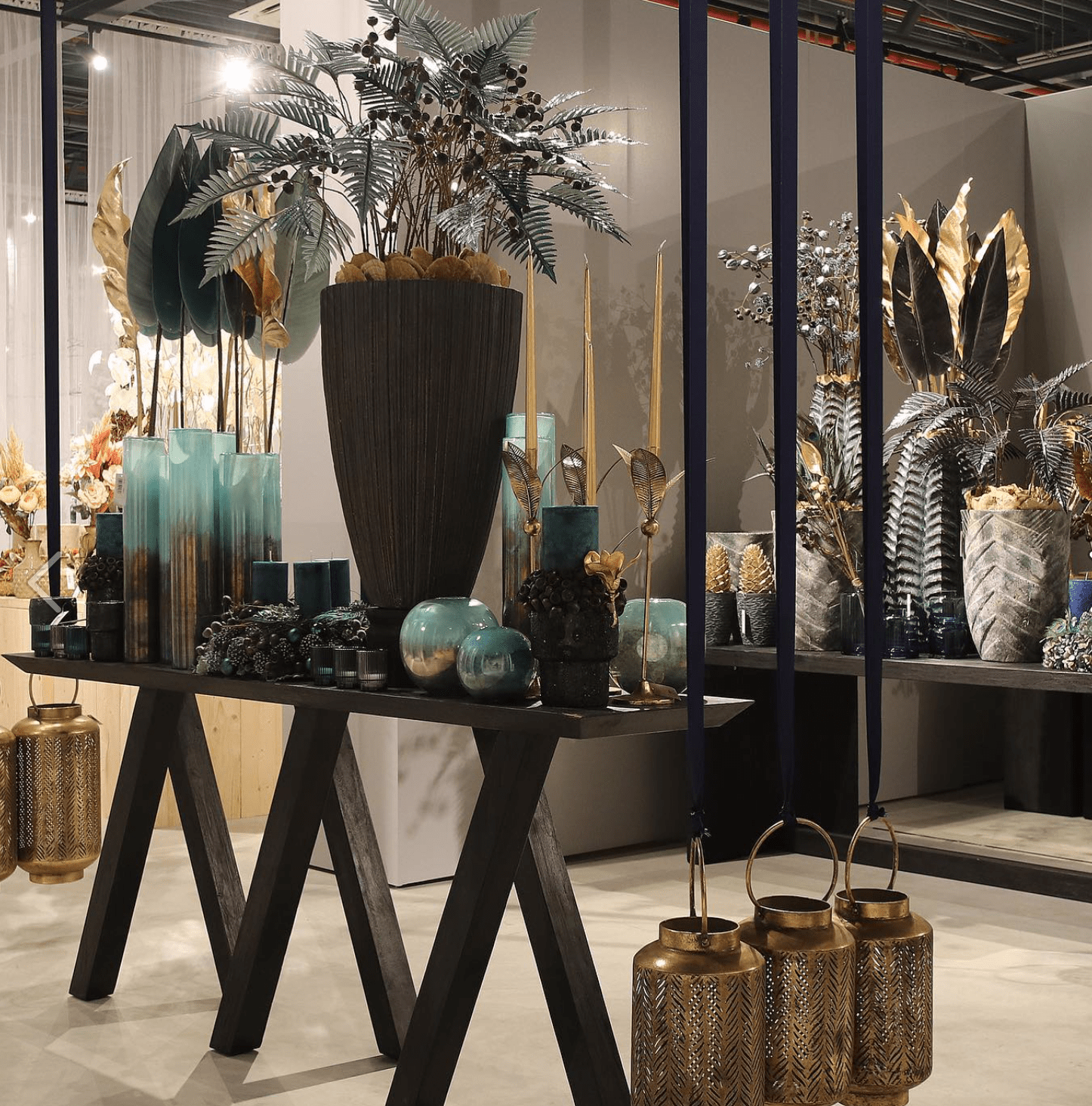 Metal Candle Holder Set of Three - Image 3