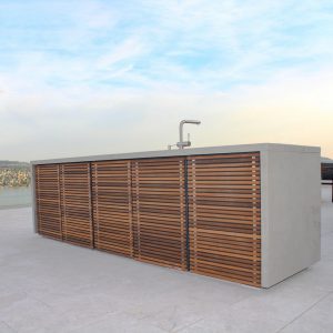 Outdoor Luxury Custom Kitchen Cabinets Cubic