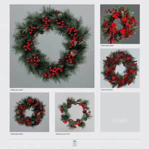 Ring Door Wreath Ornaments Christmas Decoration
