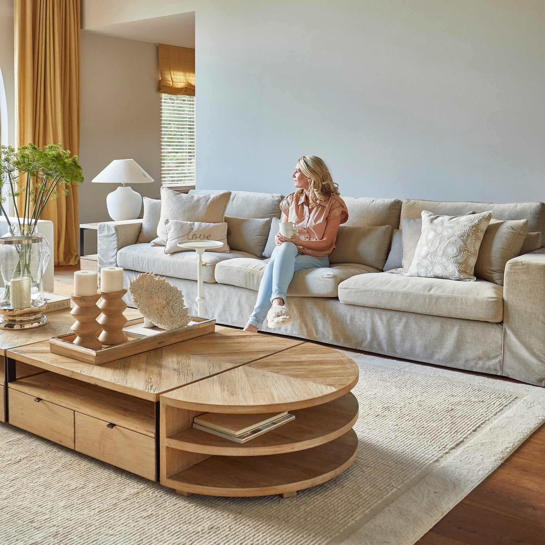 Milan Coffee Table Parquet Set RM - Image 13