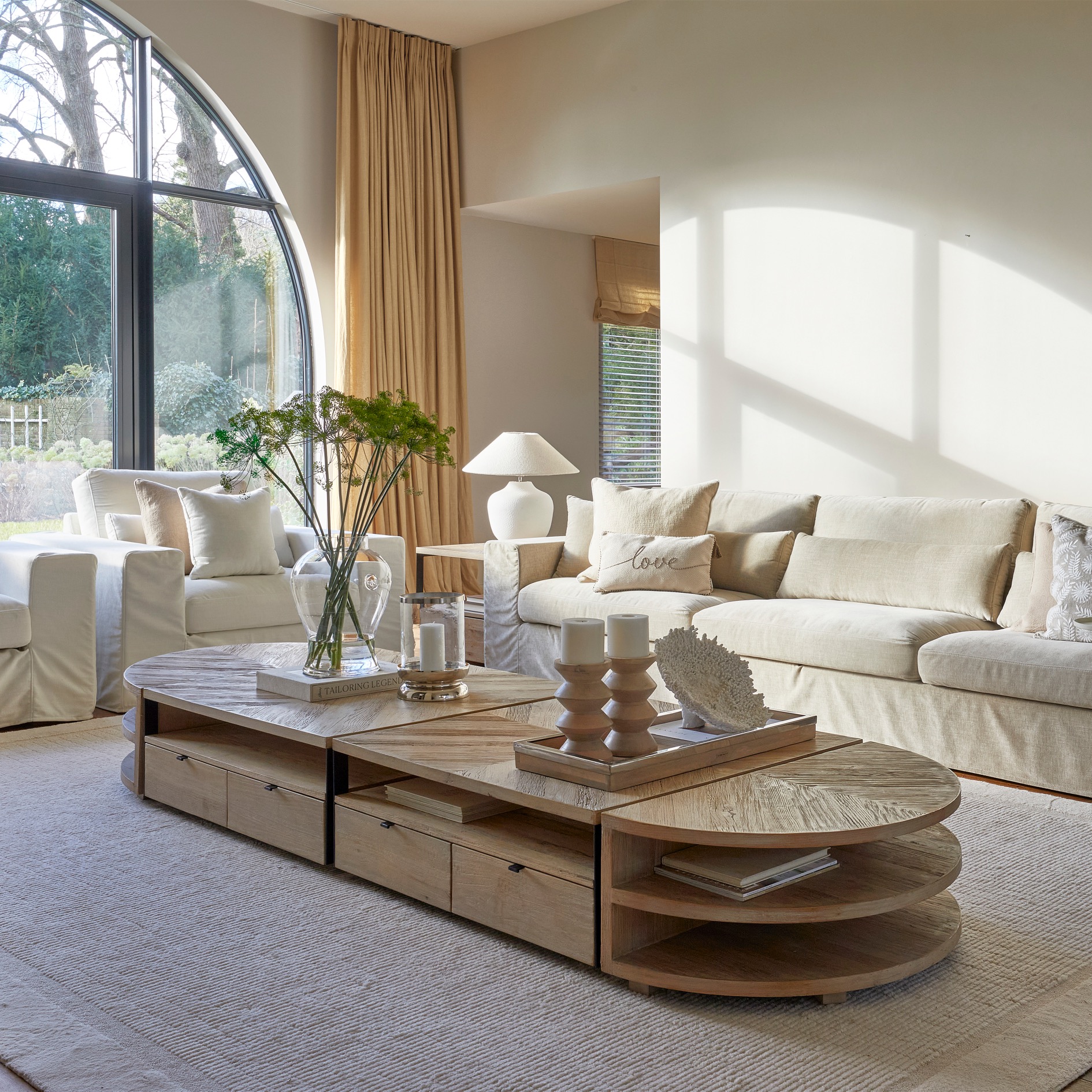 Milan Coffee Table Parquet Set RM - Image 10