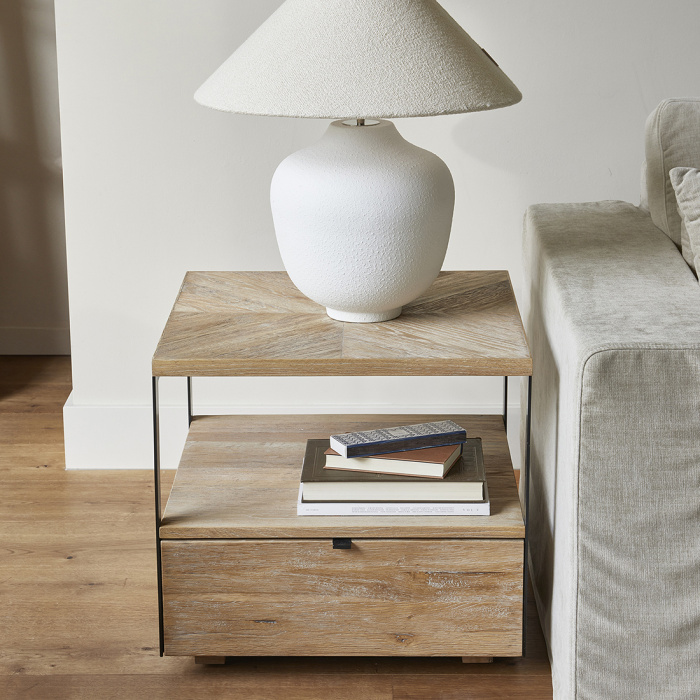 Milan Wood Side Table RM - Image 2