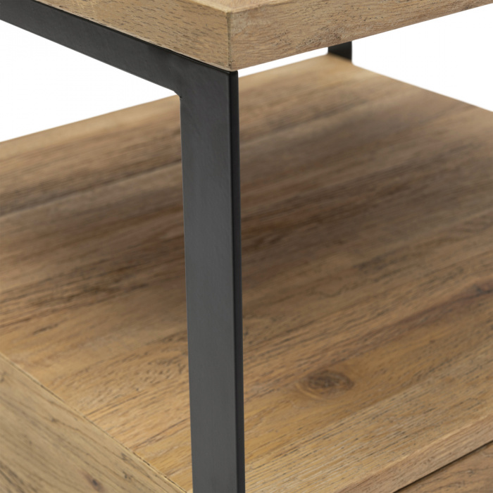 Milan Wood Side Table RM - Image 4